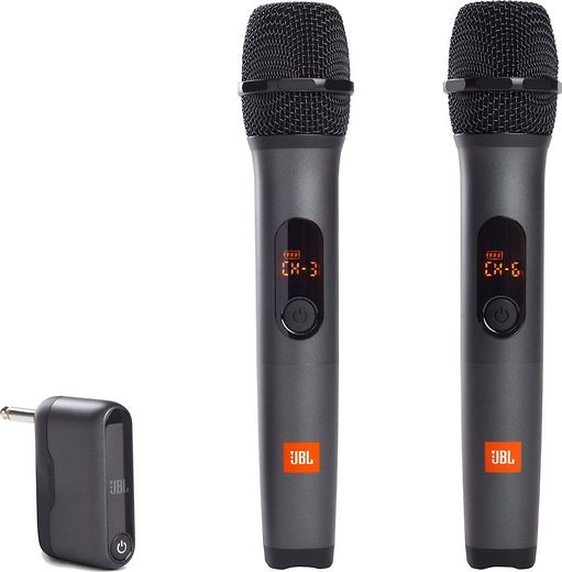 JBL 2 MICROS WIRELESS MICROPHONE PARA PARTY 