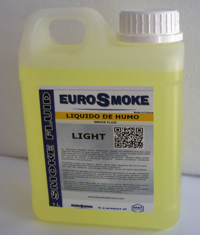 LIQUIDO DE HUMO LIGHT -BIDON DE 1 LITRO 