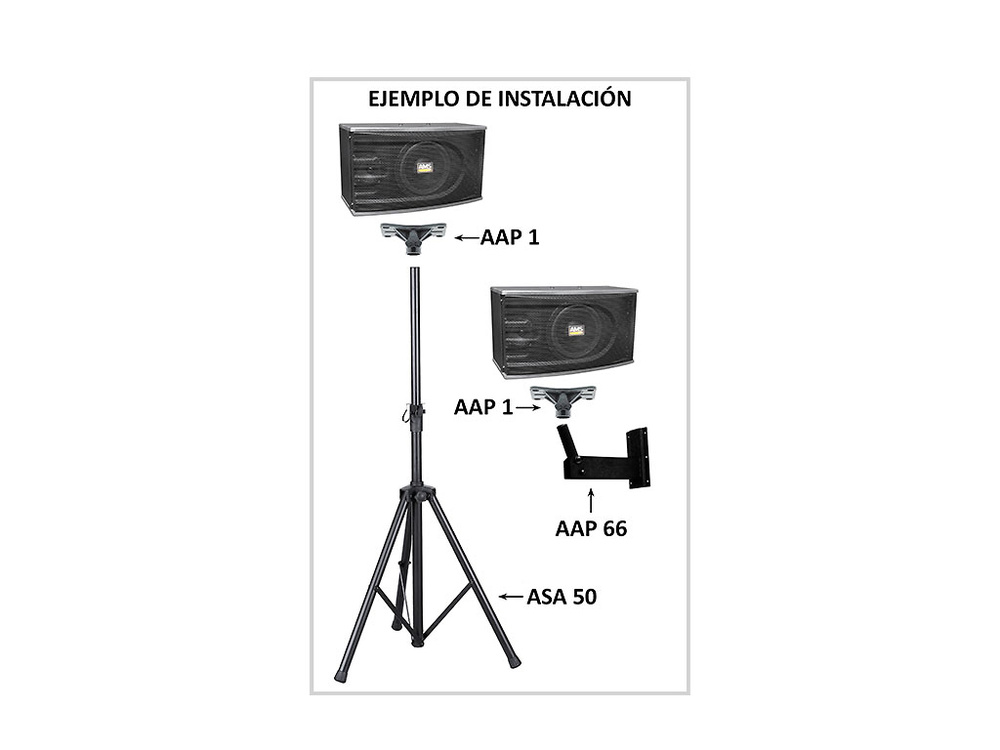 Caja acústica pasiva. Woofer 8