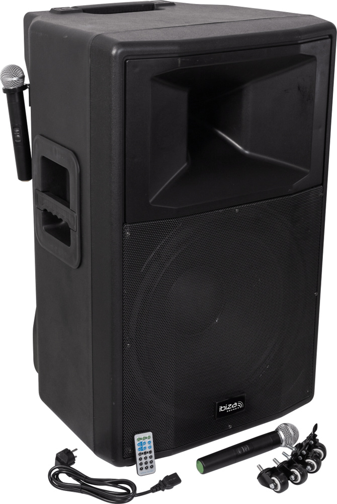 ENCEINTE ACTIVE IBIZA SOUND - RX18A-BT 1000WRMS /2000W MAX 