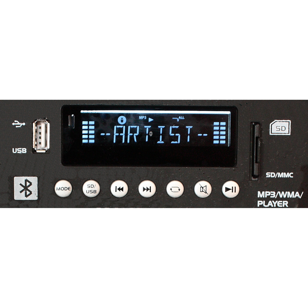 IBIZA SOUND PORT225VHF-BT ALTAVOZ PORTATIL A BATERIAS 2x10