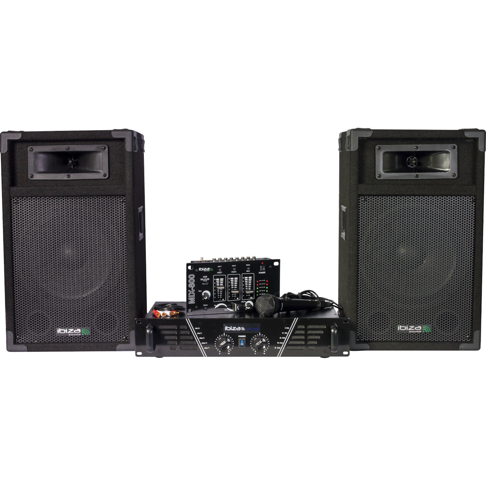 KIT DE SONORISATION DISCO 2 x 240W DJ300 